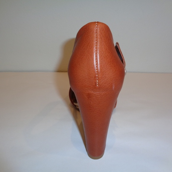 Sesto Meucci SALOME Brown New Wedge Sandals - Picture 4 of 8